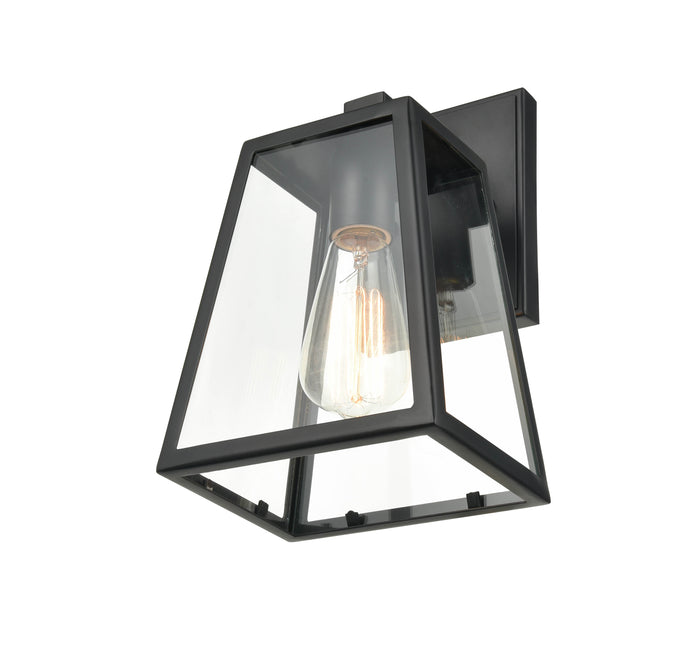 7'' Grant Powder Coated Black 1 Light Wall Sconce