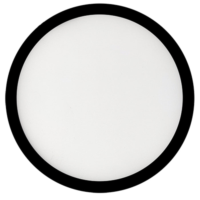 7-inch Black 14W Dimmable LED Flush Mount Ceiling Light, 3000K, 1150 Lumens