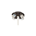 7-inch Oil Rubbed Bronze Fan Light Kit Fitter
