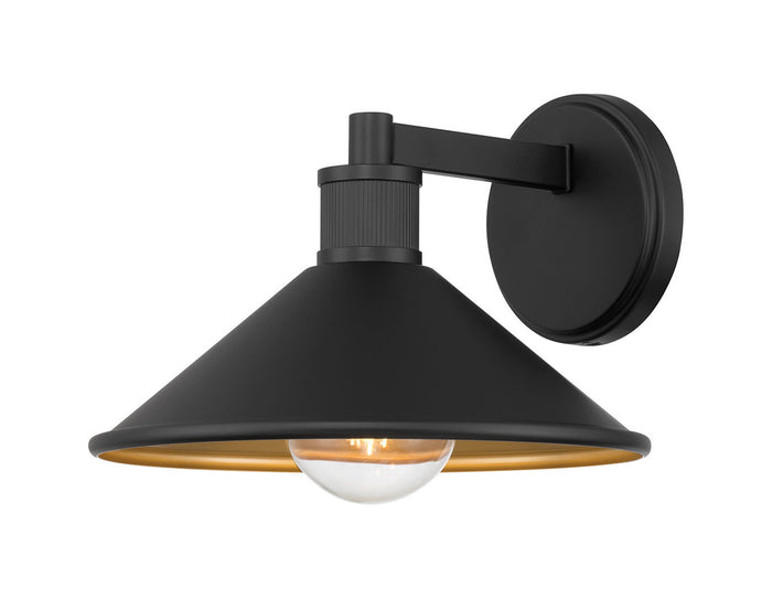 7-inch Vectra Powder Coated Black 1-Light Outdoor Wall Sconce