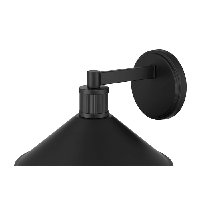 7-inch Vectra Powder Coated Black 1-Light Outdoor Wall Sconce