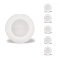 7-inch White 14W Dimmable LED Disc Downlight, 3000K, 1100 Lumens, 6-Pack