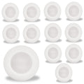 7-inch White 14W Dimmable LED Disc Downlight, 5 CCT - 27/30/35/40/50K, 1100 Lumens, 12-Pack