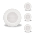 7-inch White 14W Dimmable LED Disc Downlight, 5 CCT - 27/30/35/40/50K, 1100 Lumens, 4-Pack