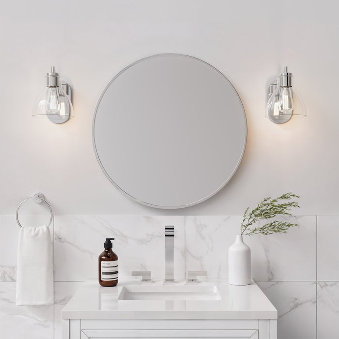 7'' Knightsdale Chrome 1 Light Wall Sconce