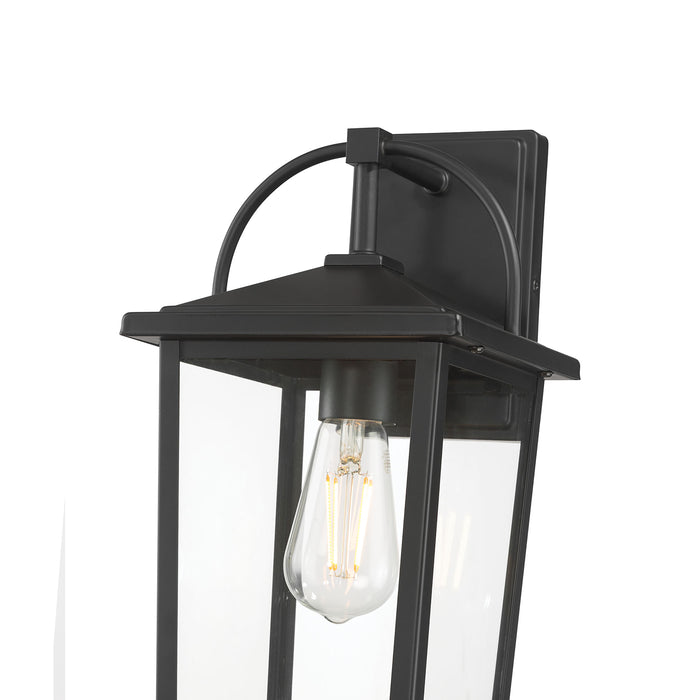 7'' Strathden Powder Coated Black 1 Light Lantern