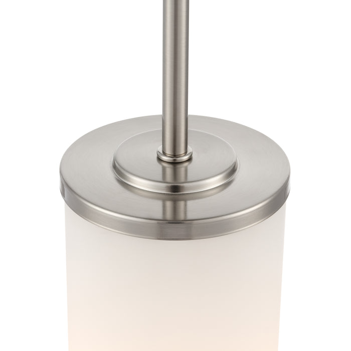 7'' Verlana Brushed Nickel 1 Light Mini Pendant