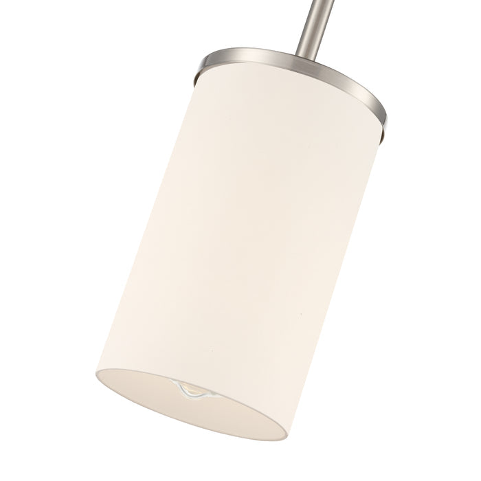 7'' Verlana Brushed Nickel 1 Light Mini Pendant