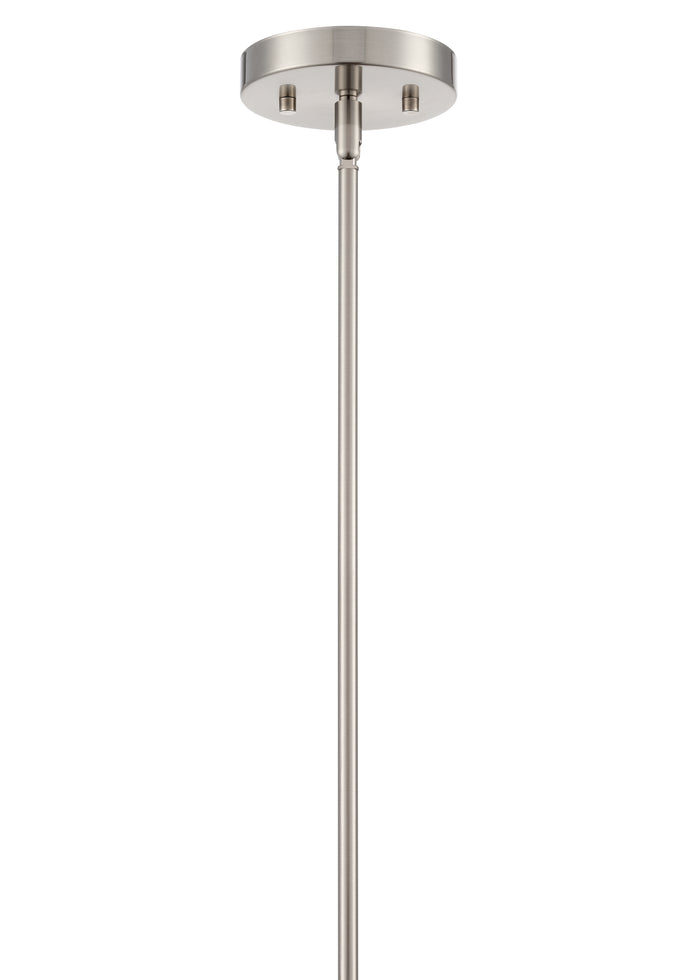 7'' Verlana Brushed Nickel 1 Light Mini Pendant