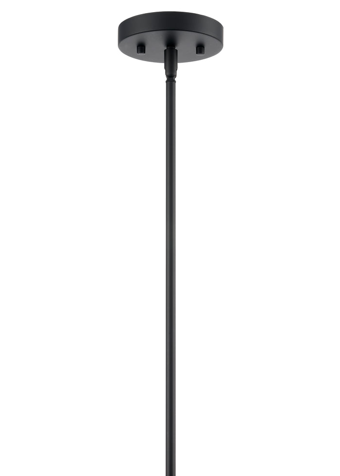 7'' Verlana Matte Black 1 Light Mini Pendant