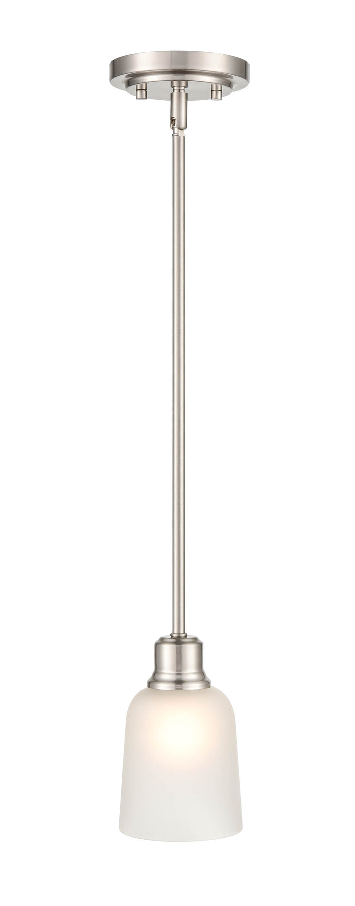 7.25'' Amberle Brushed Nickel 1 Light Mini Pendant