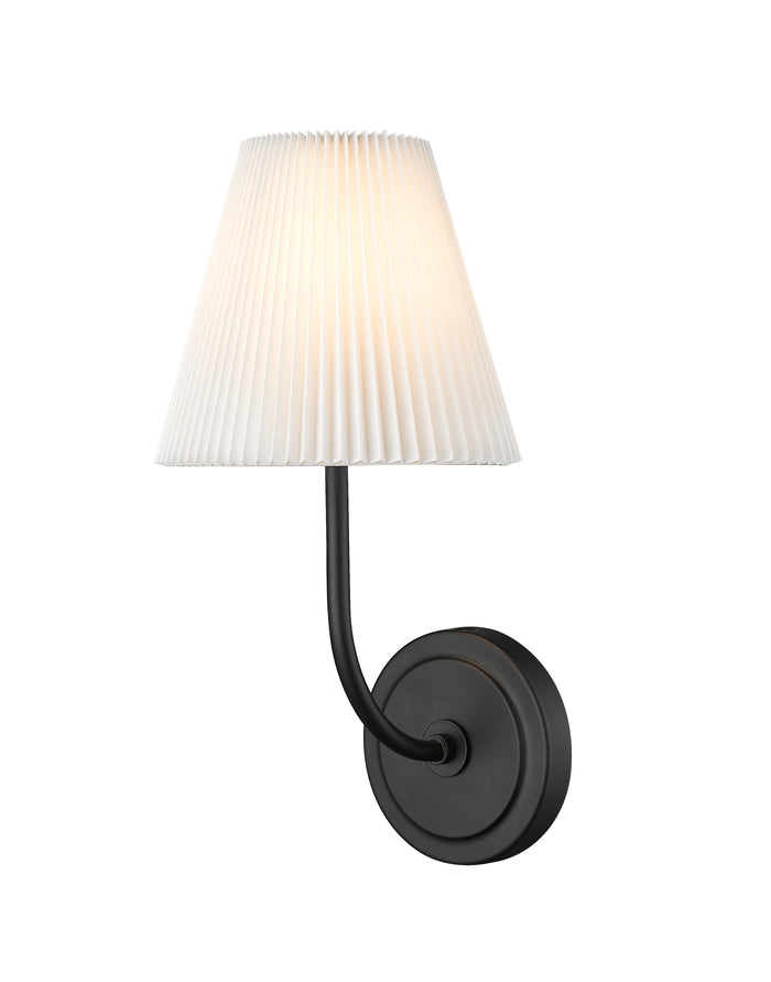 7.25'' Ami Matte Black 1 Light Wall Sconce