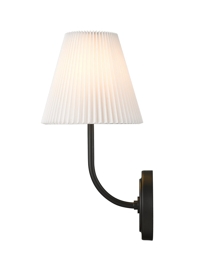 7.25'' Ami Matte Black 1 Light Wall Sconce