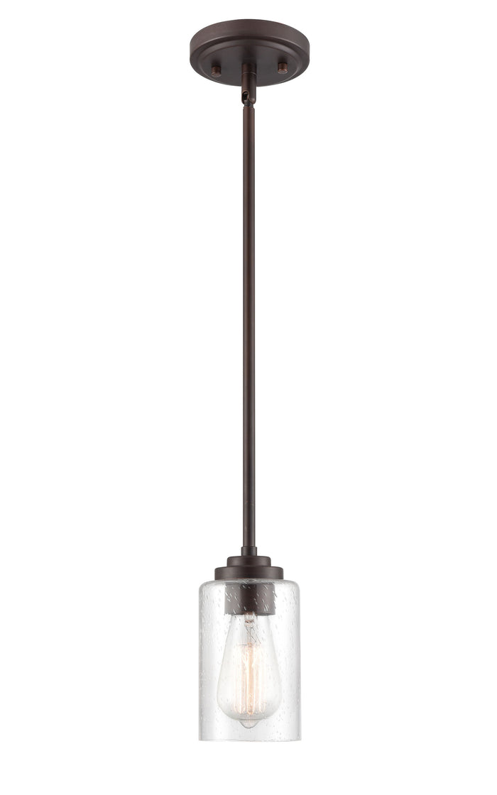 7.25'' Moven Rubbed Bronze 1 Light Mini Pendant