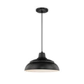 7.25'' R Series Satin Black 1 Light Pendant