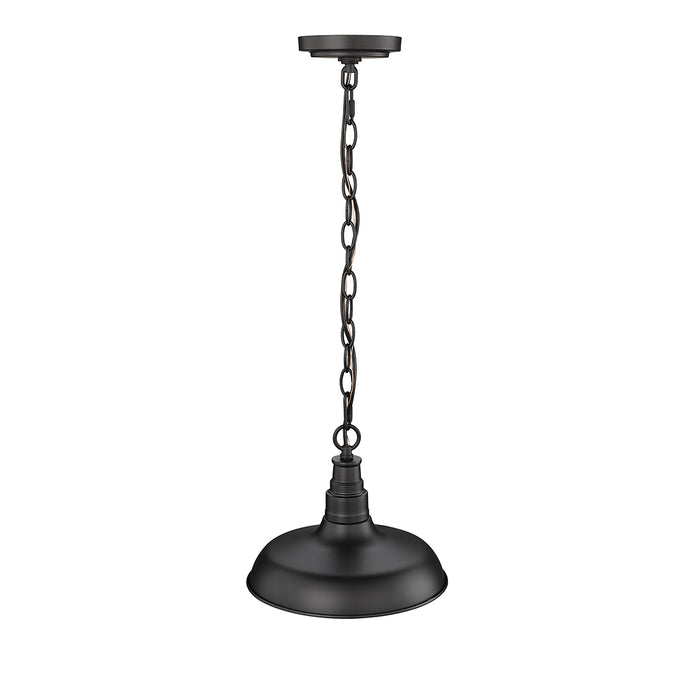 73.7'' Milltown Powder Coated Black 1 Light Hanging Lantern
