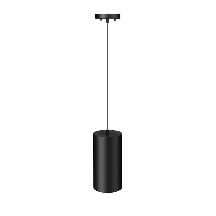 74.3'' Searcy Powder Coated Black 1 Light Hanging Pendant