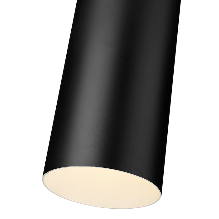 74.3'' Searcy Powder Coated Black 1 Light Hanging Pendant