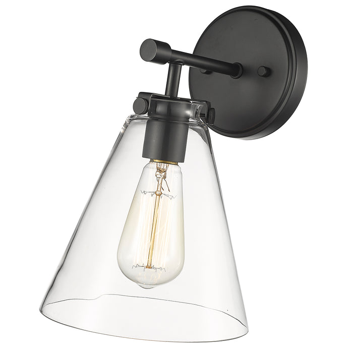 7.5'' Aliza Matte Black 1 Light Wall Sconce