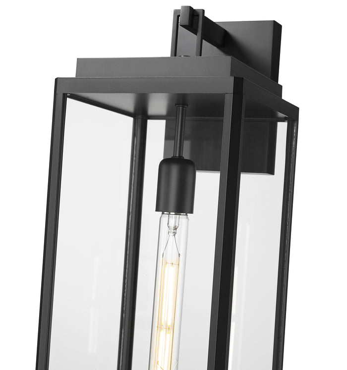 7.5'' Alpharetta Powder Coated Black 1 Light Lantern