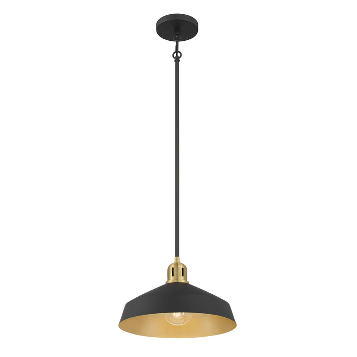 7.5'' Axlen Matte Black 1 Light Pendant