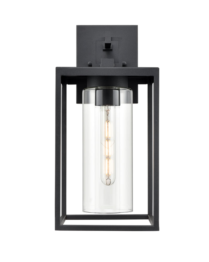 7.5'' Ellway Textured Black 1 Light Wall Sconce