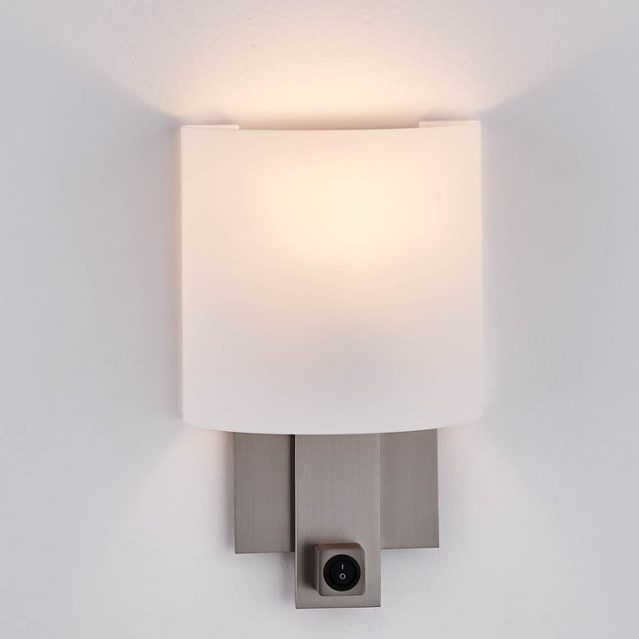 7.5'' Espille 1 Light Satin Nickel Wall Sconce