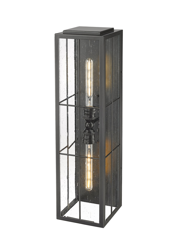 7.5'' Jaxson Powder Coated Black 2 Light Wall Sconce
