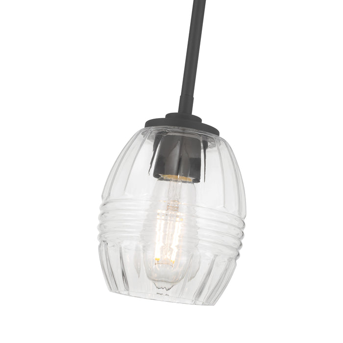 7.5'' Miravelle Matte Black 1 Light Mini Pendant