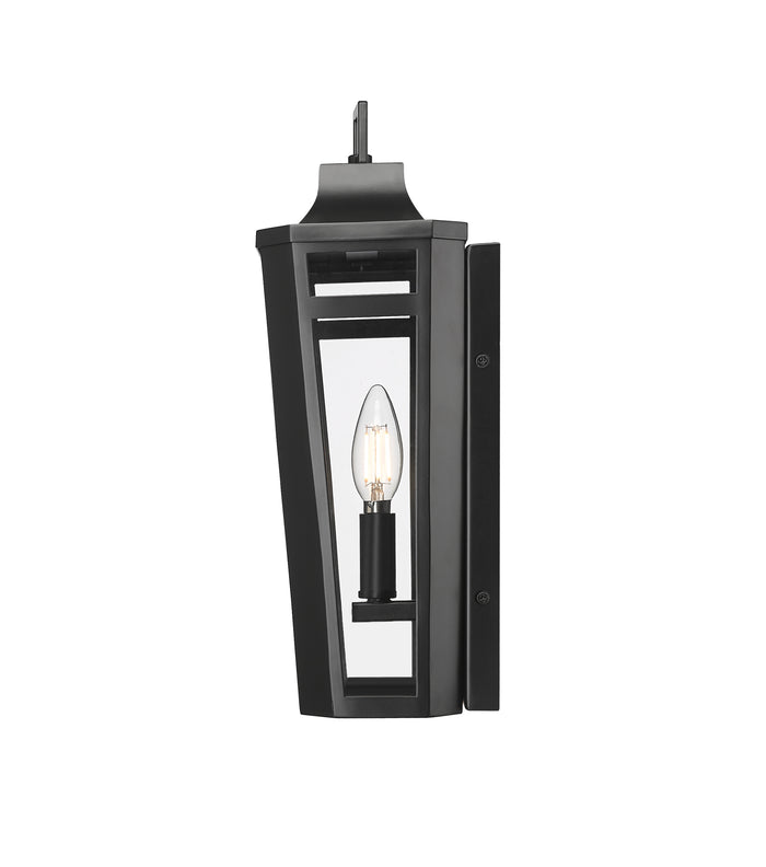 7.5'' Sumerlin Powder Coated Black 1 Light Wall Sconce