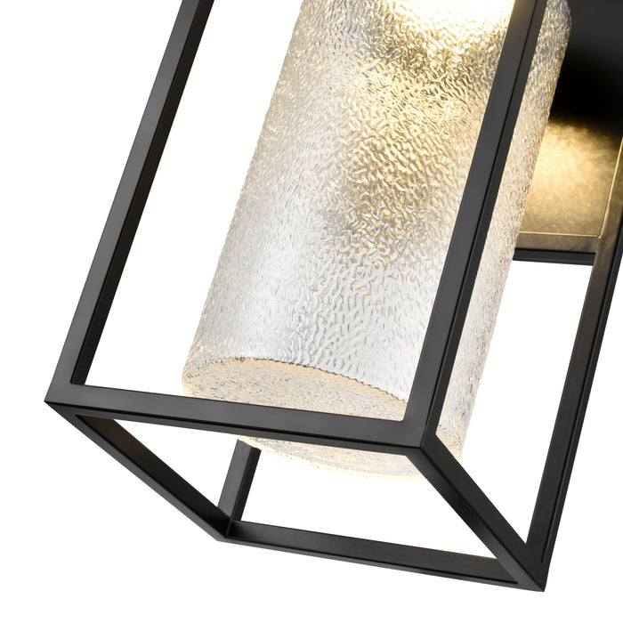 7.68''  Powder Coated Black  Light Wall Sconce