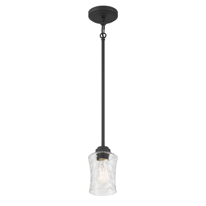 7.75'' Clarvyn Matte Black 1 Light Mini Pendant