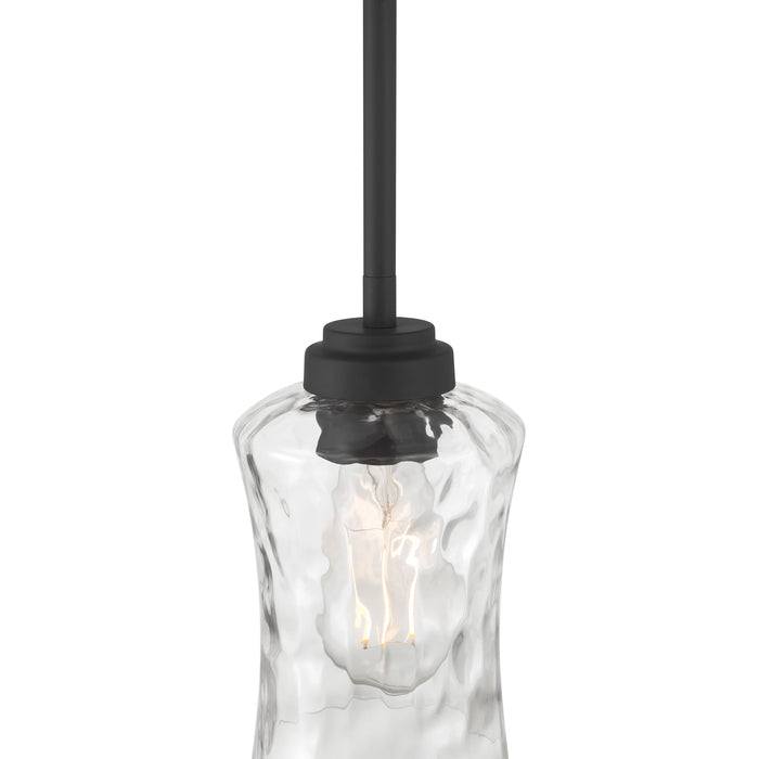 7.75'' Clarvyn Matte Black 1 Light Mini Pendant