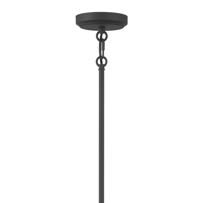 7.75'' Clarvyn Matte Black 1 Light Mini Pendant