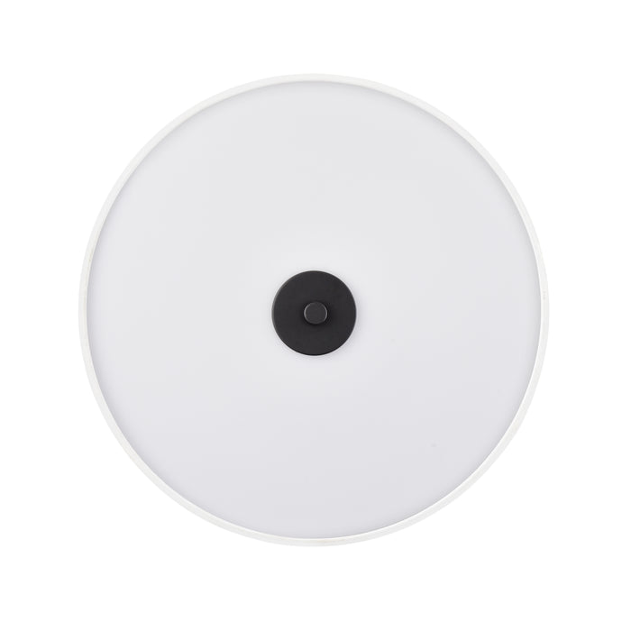 7.75'' Guyten Matte Black 2 Light Flush Mount