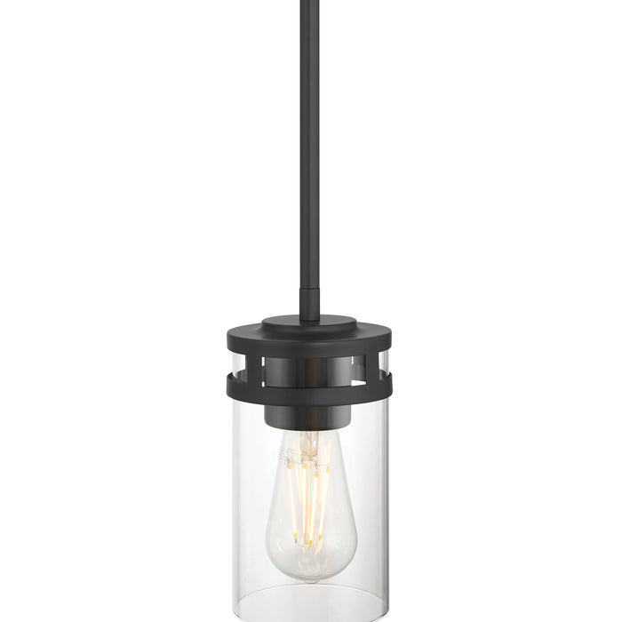 7.75'' Lunden Matte Black 1 Light Mini Pendant