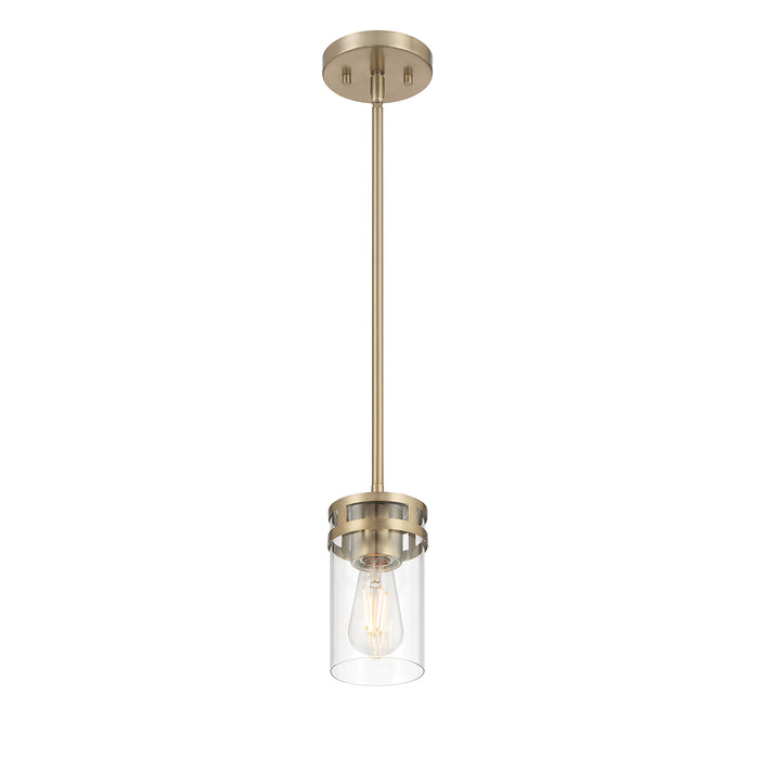 7.75'' Lunden Modern Gold 1 Light Mini Pendant