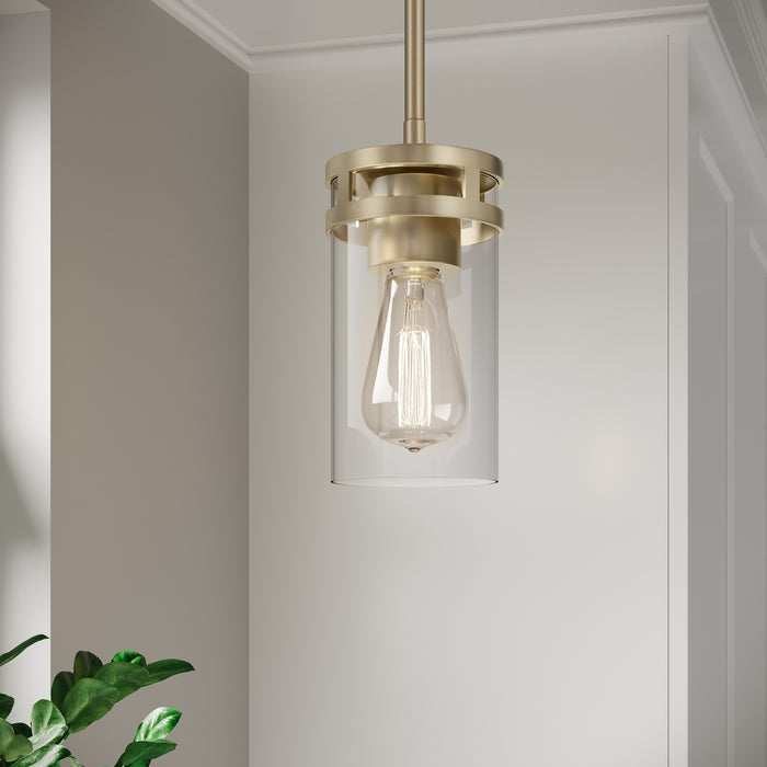 7.75'' Lunden Modern Gold 1 Light Mini Pendant