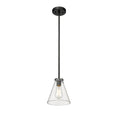 8'' Aliza Matte Black 1 Light Pendant