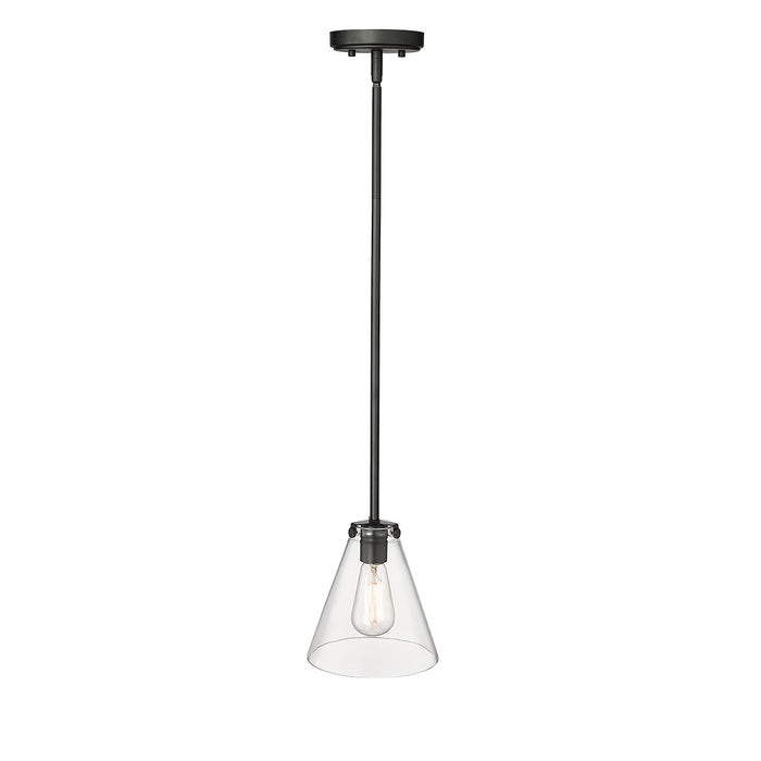 8'' Aliza Matte Black 1 Light Pendant