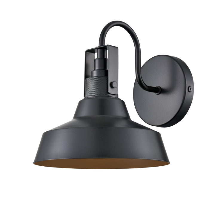 8'' Axell Powder Coated Black 1 Light Wall Sconce