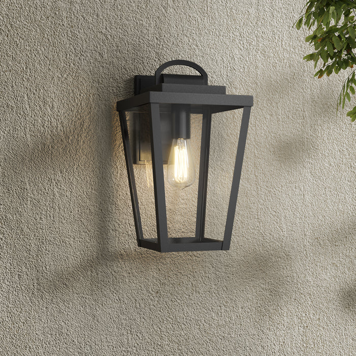 8'' Brenwick Powder Coated Black 1 Light Lantern