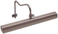8-inch Hyde Park Weathered Brass Plug-In Picture Light