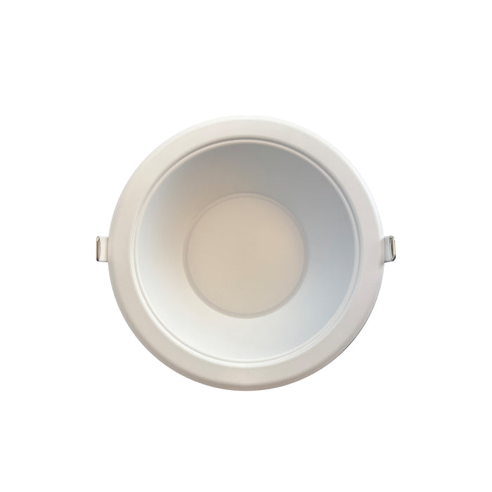8-inch White Commercial Wall Light with 3-CCT Selectable White and 3W Output