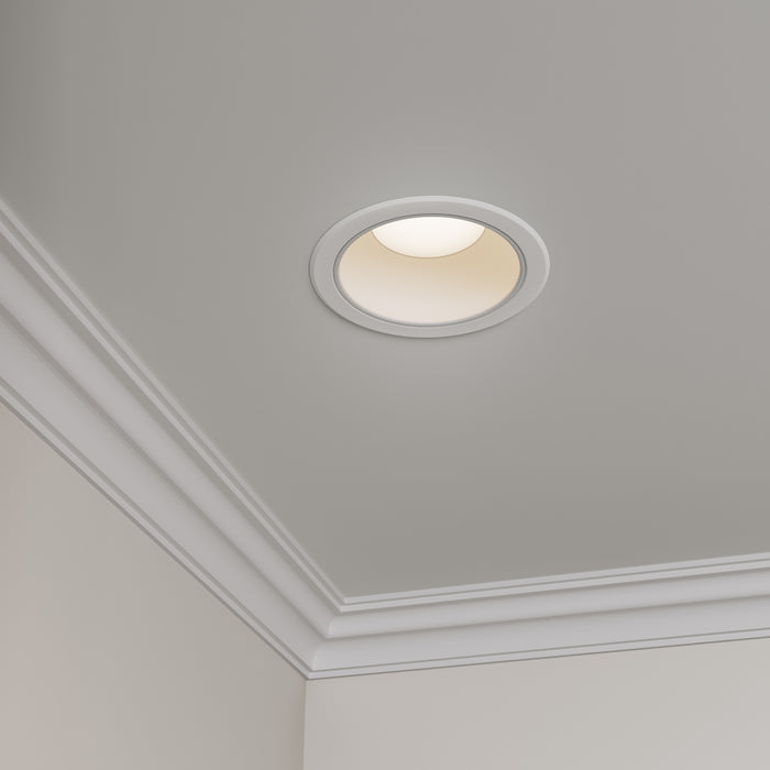 8-inch White Commercial Wall Light with 3-CCT Selectable White and 3W Output