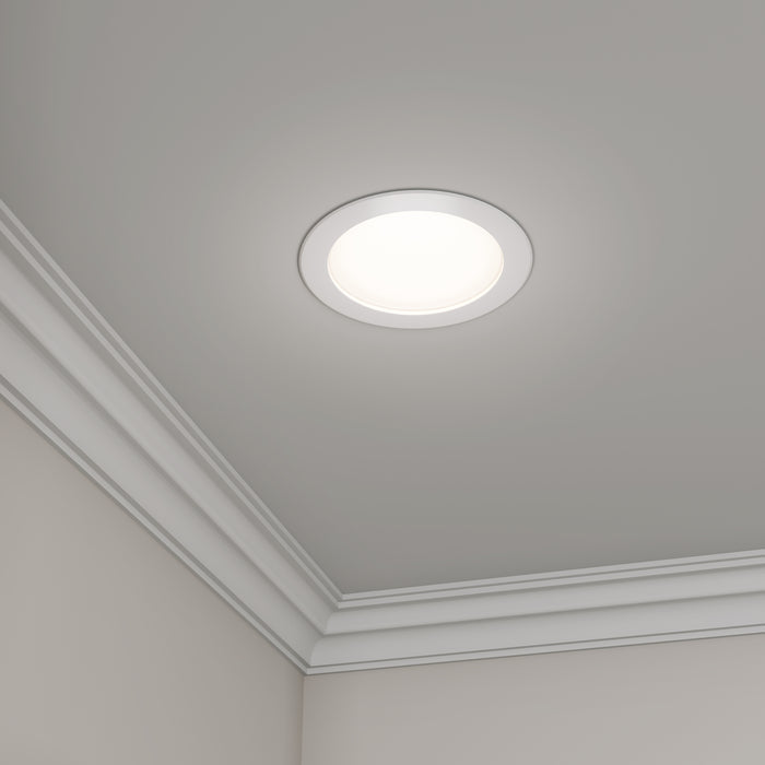 8-inch White Commercial Wall Light with 5-CCT Selectable White