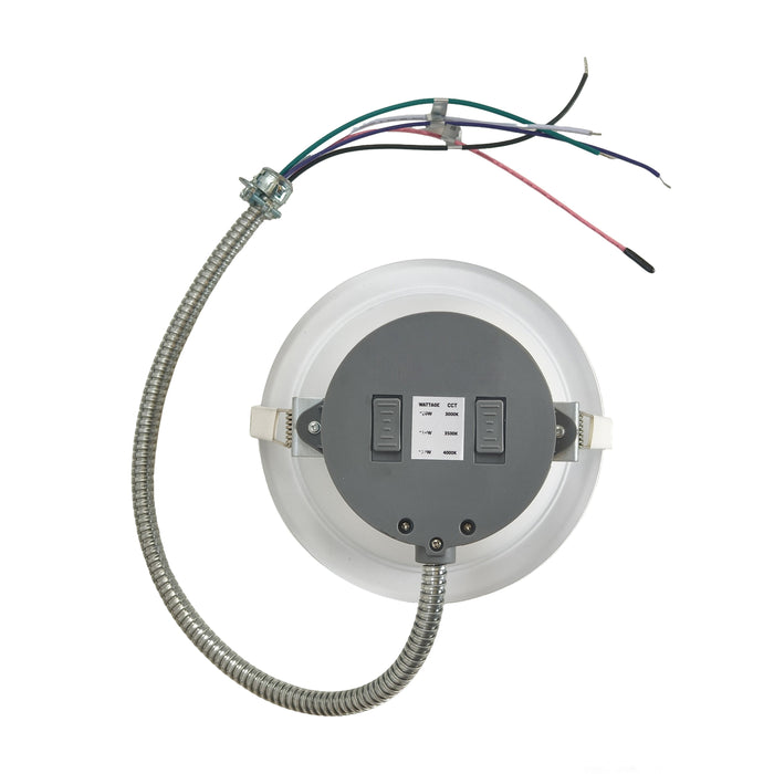 8-inch White Commercial Wall Light