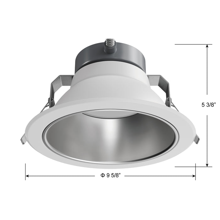 8-inch White Commercial Wall Light