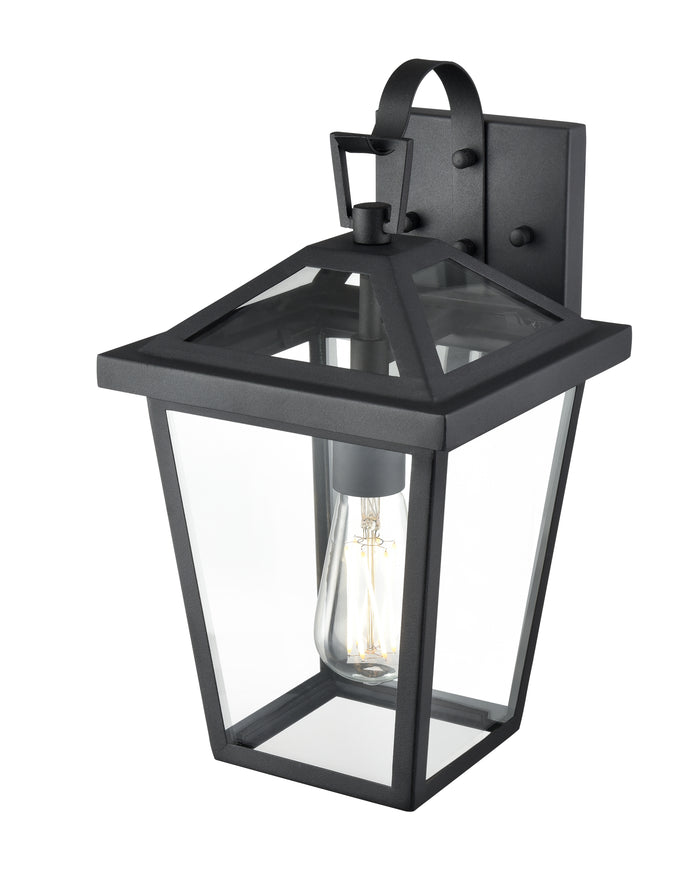 8'' Mensun Textured Black 1 Light Wall Sconce