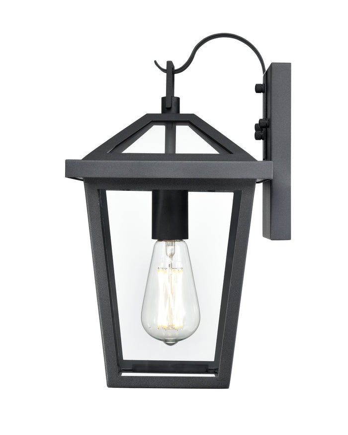 8'' Mensun Textured Black 1 Light Wall Sconce
